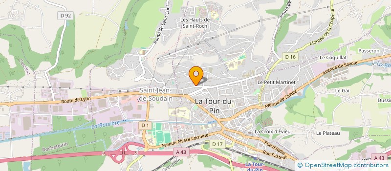 localisation de l'entreprise NEMESIS  LA TOUR-DU-PIN