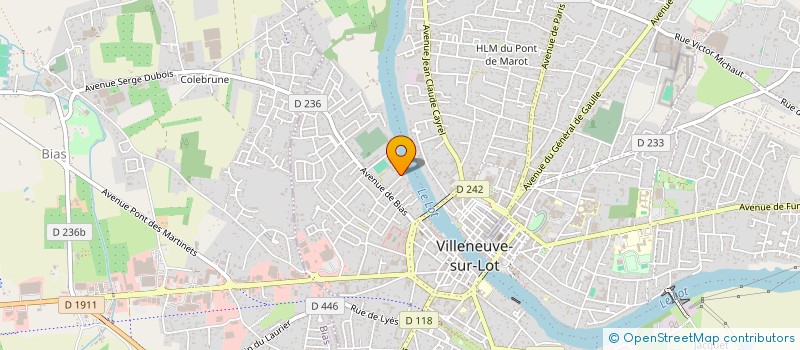 localisation de l'entreprise NEMESIS  VILLENEUVE-SUR-LOT