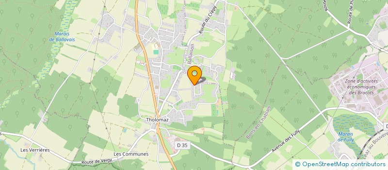localisation de l'entreprise NEMESIS à LOISIN