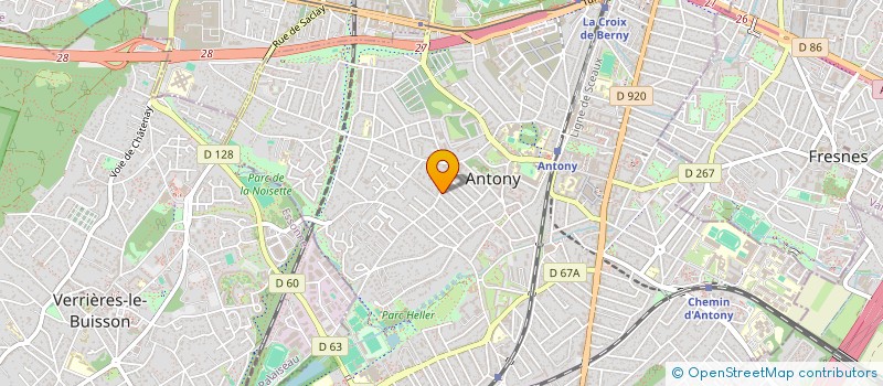 localisation de l'entreprise NEMESIS à ANTONY
