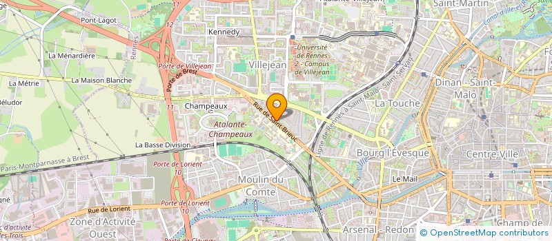 localisation de l'entreprise NEMESIS  RENNES