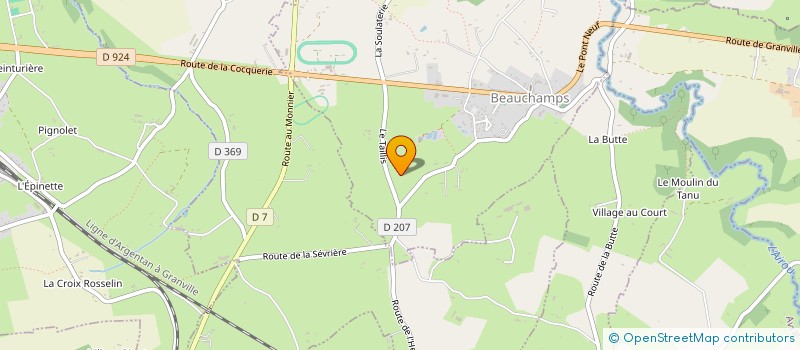 localisation de l'entreprise NEMESIS  BEAUCHAMPS