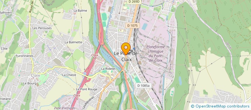 localisation de l'entreprise NEMESIS BEAUTE à LE PONT-DE-CLAIX