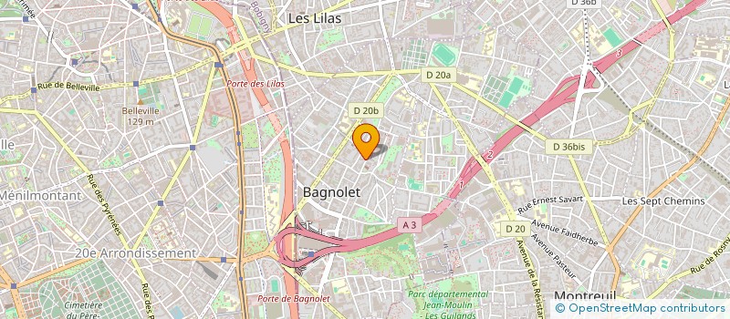 localisation de l'entreprise NEMESIS CONSEIL  BAGNOLET