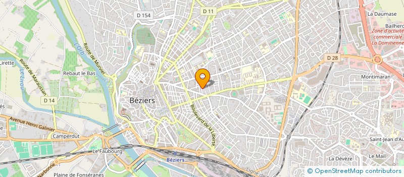 localisation de l'entreprise NEMESIS PROMOTION à BEZIERS