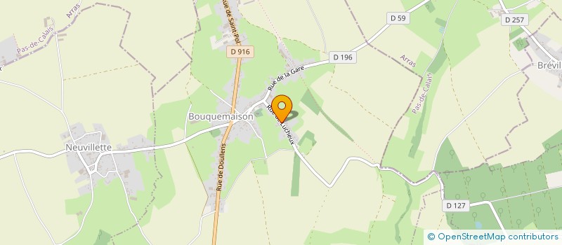 localisation de l'entreprise NEMESIS PUBLICITE - GRAPHISME  BREVILLERS