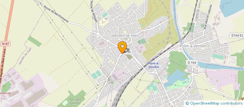 localisation de l'entreprise NEMETH  VENDIN-LE-VIEIL