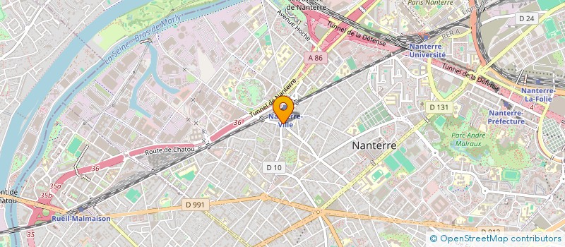 localisation de l'entreprise NEMETO LIBRO  NANTERRE