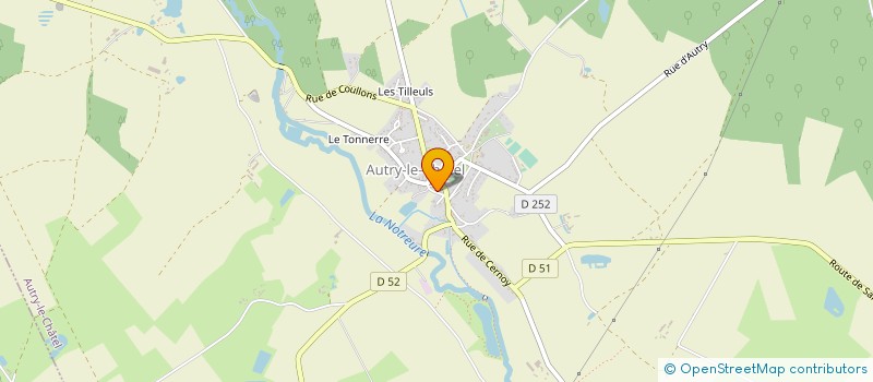 localisation de l'entreprise NEMETON à GIEN