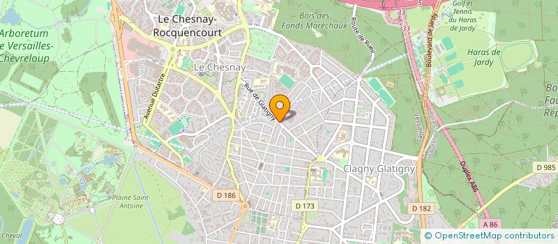 localisation de l'entreprise NEMIA CONSULTING  LE CHESNAY-ROCQUENCOURT