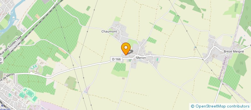 localisation de l'entreprise NEMJ DE MERON  MONTREUIL-BELLAY