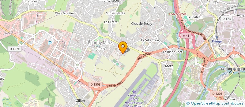 localisation de l'entreprise NEMMAOUI  EPAGNY METZ-TESSY