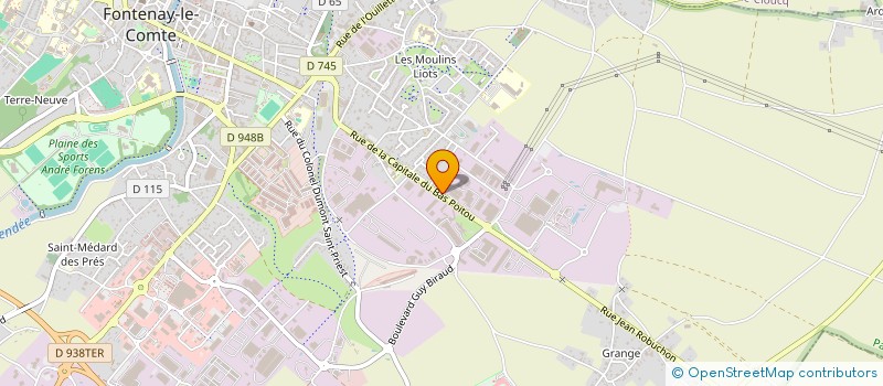 localisation de l'entreprise NEMO 17  FONTENAY-LE-COMTE