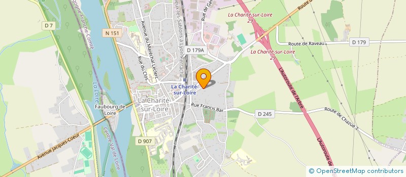 localisation de l'entreprise NEMO 58 à LA CHARITE-SUR-LOIRE