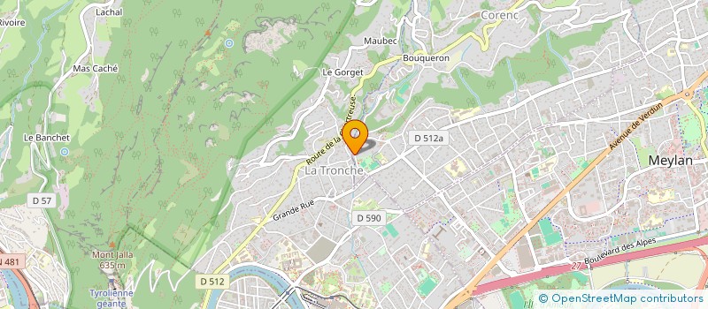 localisation de l'entreprise NEMO  CORENC