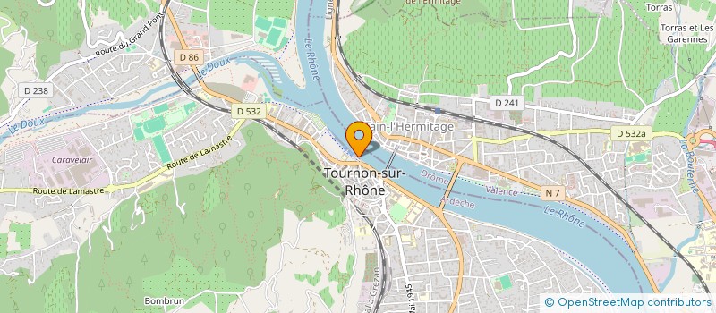 localisation de l'entreprise NEMO à TOURNON-SUR-RHONE