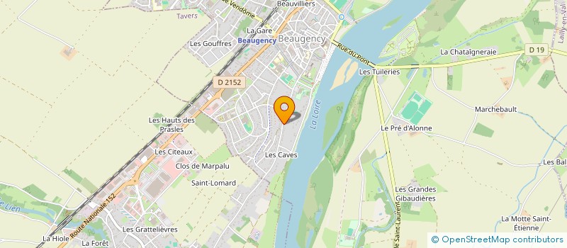 localisation de l'entreprise NEMO ET TEO & CIE  BEAUGENCY