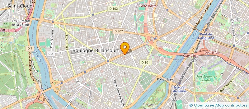 localisation de l'entreprise NEMOBAT à BOULOGNE-BILLANCOURT