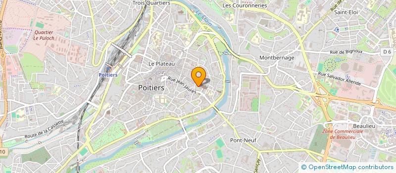 localisation de l'entreprise NEMOPOLIS à POITIERS
