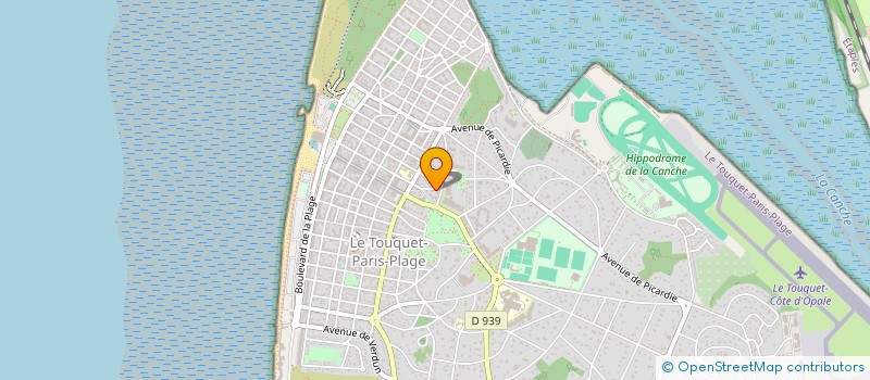 localisation de l'entreprise NEMOS IMMO à LE TOUQUET-PARIS-PLAGE