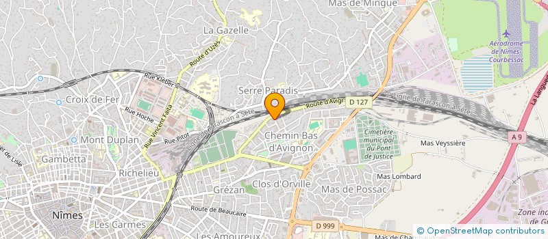 localisation de l'entreprise NEMOSUSELEC  NIMES