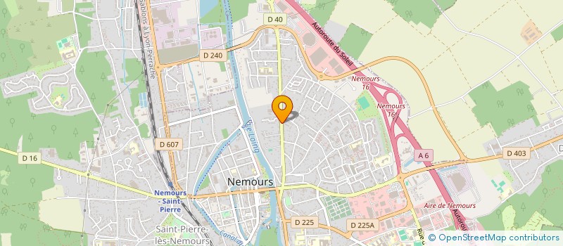 localisation de l'entreprise NEMOURS PIECES AUTO  NEMOURS