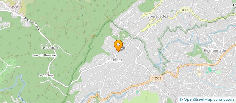 localisation de l'entreprise NEMROD DIFFUSION à LE TIGNET
