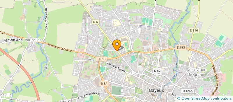 localisation de l'entreprise NEMS  BAYEUX