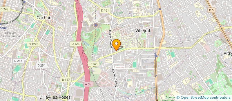 localisation de l'entreprise NEMS TRANSPORT à VILLEJUIF