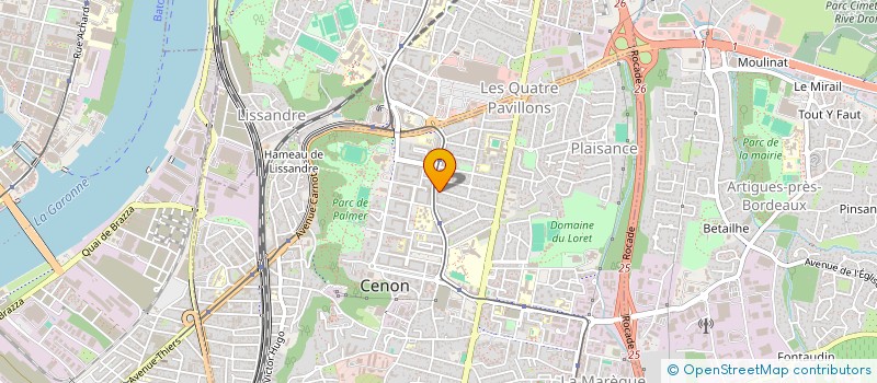 localisation de l'entreprise NEMTYS COURTAGE  CUBZAC-LES-PONTS