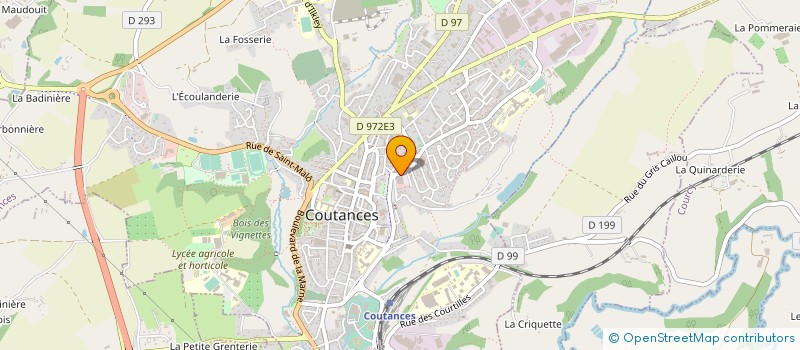 localisation de l'entreprise NEMY à COUTANCES
