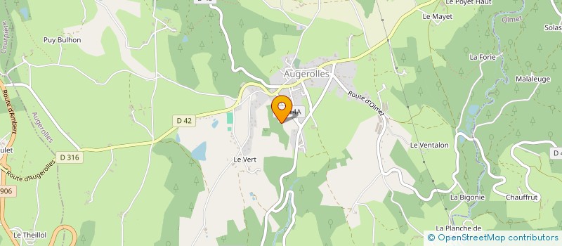 localisation de l'entreprise NEN SERVICES  AUGEROLLES