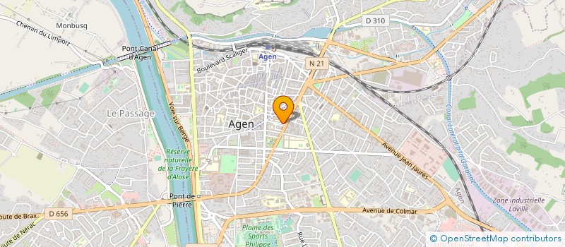 localisation de l'entreprise NENA  AGEN