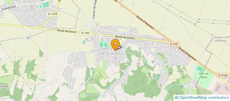 localisation de l'entreprise NENALIA  SAINT-PIERRE-DE-CHANDIEU