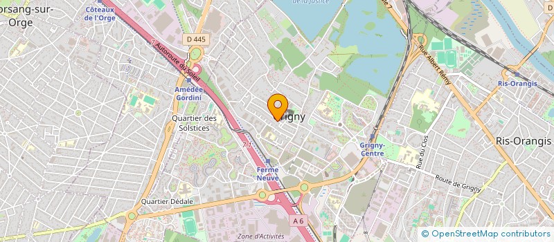 localisation de l'entreprise NENE à GRIGNY