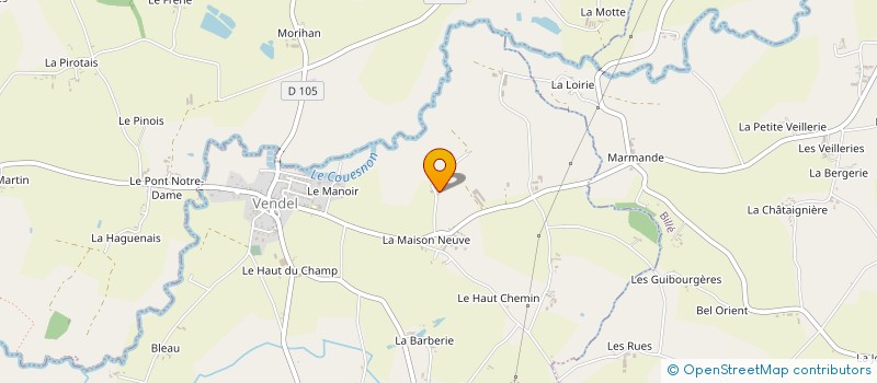 localisation de l'entreprise NENES FERDINAND  RIVES-DU-COUESNON