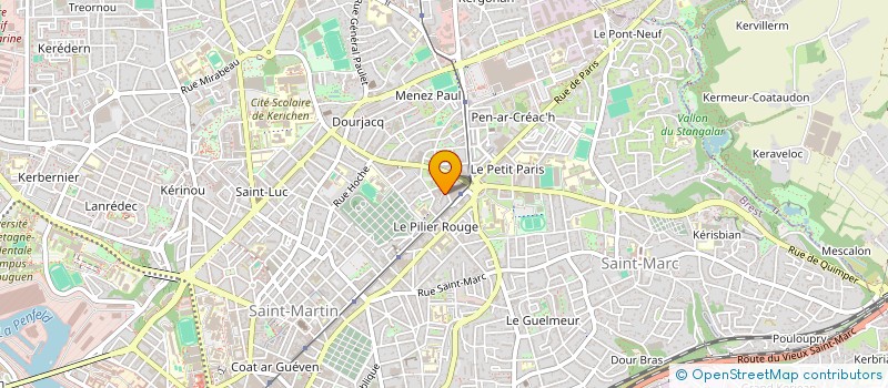localisation de l'entreprise NENLOC à BREST
