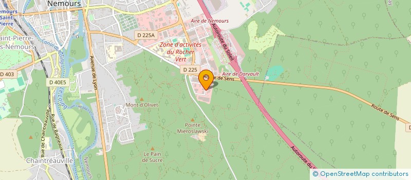 localisation de l'entreprise NENUPHAR à NEMOURS