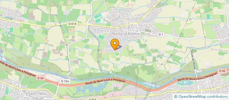 localisation de l'entreprise NENUPHAR  PEZILLA-LA-RIVIERE