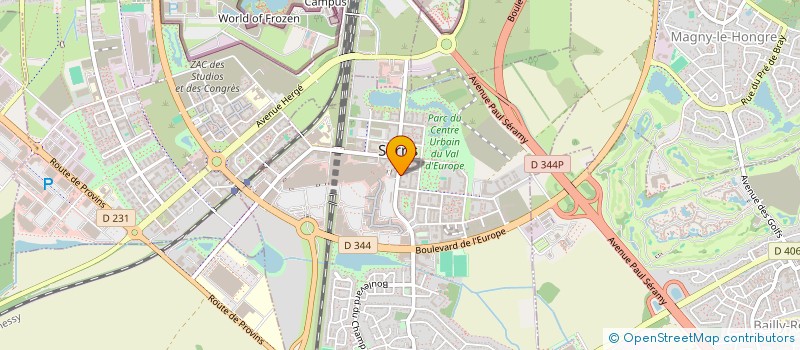 localisation de l'entreprise NENUPHAR  SERRIS