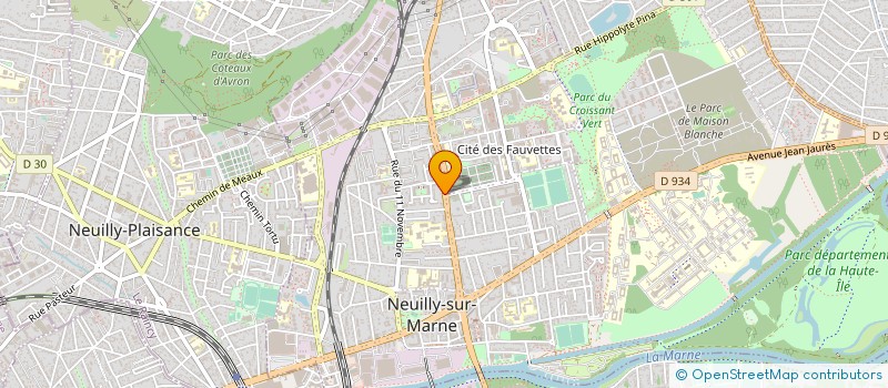 localisation de l'entreprise NENUPHARS à NEUILLY-SUR-MARNE