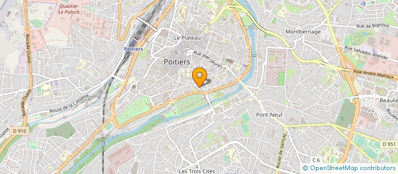 localisation de l'entreprise NENY SOA à POITIERS