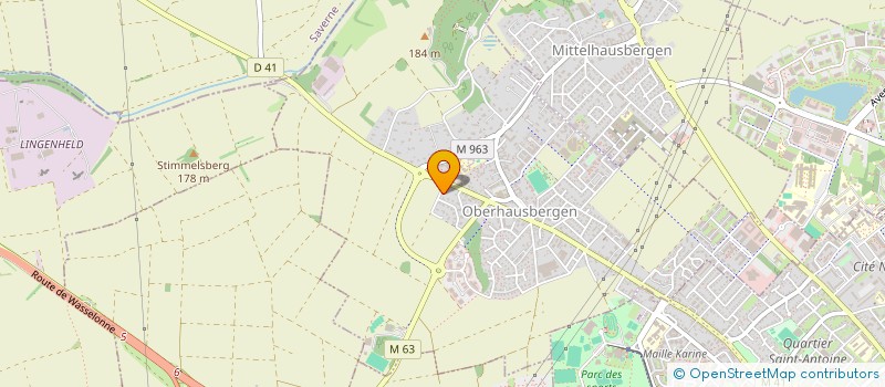 localisation de l'entreprise NENYSA  OBERHAUSBERGEN