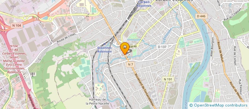 localisation de l'entreprise NEO 2 M à CORBEIL-ESSONNES