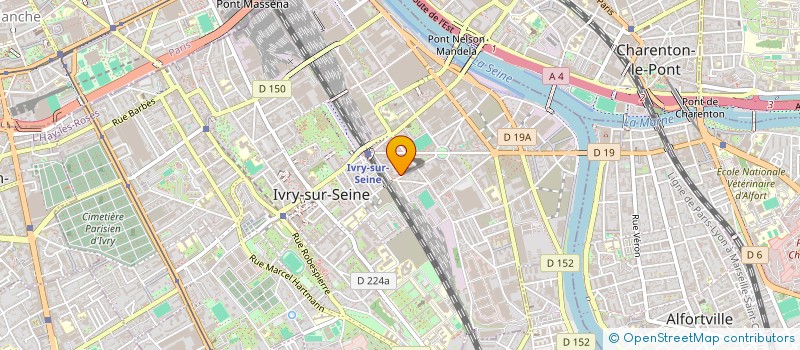 localisation de l'entreprise NEO à IVRY-SUR-SEINE
