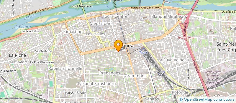 localisation de l'entreprise NEO à TOURS