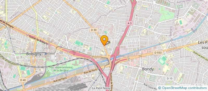 localisation de l'entreprise NEO à BOBIGNY