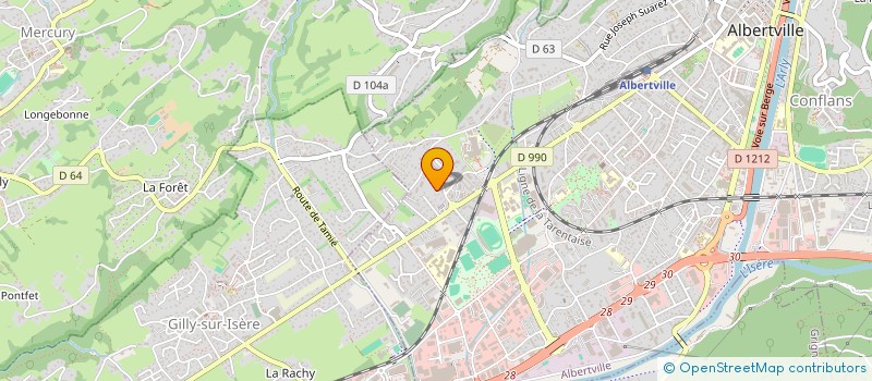 localisation de l'entreprise NEO  ALBERTVILLE