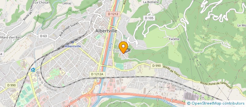 localisation de l'entreprise NEO  ALBERTVILLE