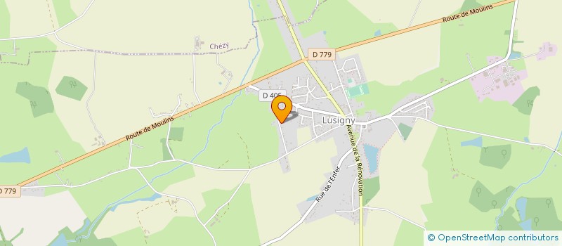 localisation de l'entreprise NEO à PARAY-LE-FRESIL